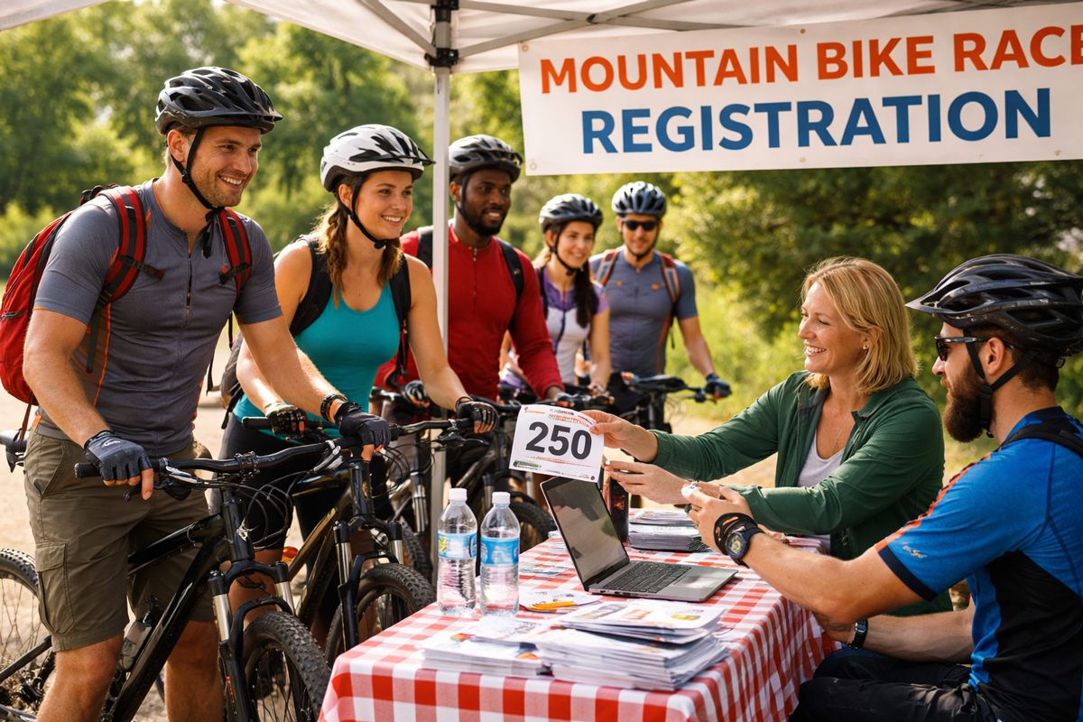 Lakelander Gravel Grinder cycling event - Sports & Clubs use case